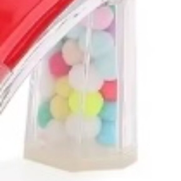 NWOT - Transparent BALL Décor Sandals in Red (Size 7) *Heel Height 3.15" - Picture 4 of 8